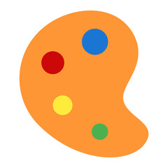 palette of paint icon