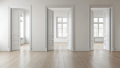 Fototapeta premium Minimalist and unique interior design in the house