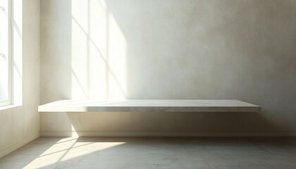 Fototapeta premium Minimalist and unique interior design in the house