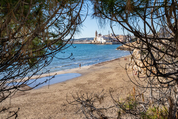 Sand, beach, coast, paisaje
sitges