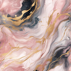 abstract marble, wallpaper, background, luxury marble texture gold and rose gold tone, ink liquid fluid watercolor painting texture