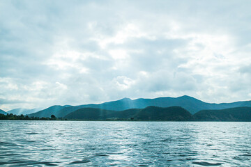 Lugu Lake is located at the junction of Sichuan and Yunnan