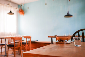 カフェレストランの店内
