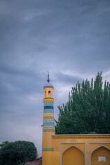 Obraz premium The mosque in Kashgar Ancient City