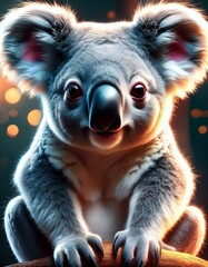 Obraz premium cute koala illustration