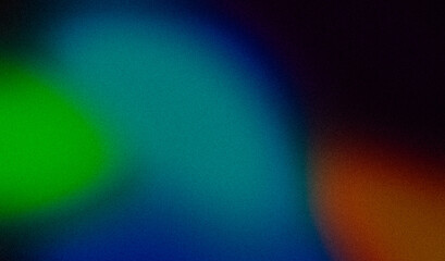 Elegant color gradient texture background. Abstract green blue red color grainy gradient, flow shaped, with heavy noise, bright, glowing gradient, website header, poster, banner