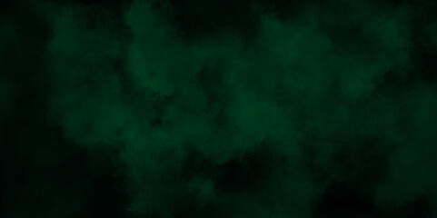 abstract cloud and vapor texture background. Black and Green smoke aquarelle smudge illustration smooth grungy smokey light green colors ink glow. green color powder explosion