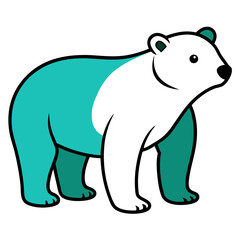 Polar Bear in Snowy Landscape – Icon of the Arctic Wilderness
