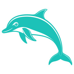 Playful Dolphin Vector Illustrations for Marine Life Enthusiasts