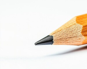 Fototapeta premium Close-up of a sharpened pencil tip.