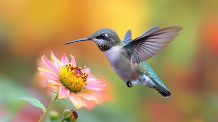 Fototapeta premium Hummingbird in Flight