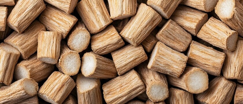 Close up of the cross section of licorice roots showcasing the intricate textures and patterns that contain the plant s distinctive sweet compounds  This botanical image highlights the natural