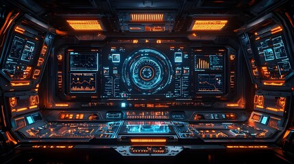 Obraz premium Cutting Edge Digital Interface with Real Time Threat Detection Access Control and Comprehensive Firewall Management Capabilities