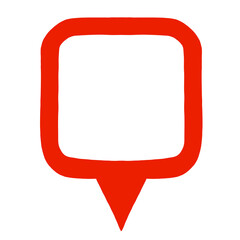 位置情報　シンプル　イラスト