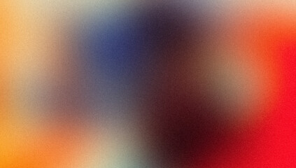 Warm colors gradient texture backdrop. Abstract soft orange red blue color grainy gradient, vibrant colors, light pastel colors, website header, cover, banner, poster
