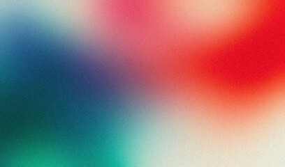 Warm colors gradient texture backdrop. Abstract soft red blue green color grainy gradient, vibrant colors, light pastel colors, website header, cover, banner, poster