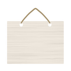 木製の看板4（ホワイト）