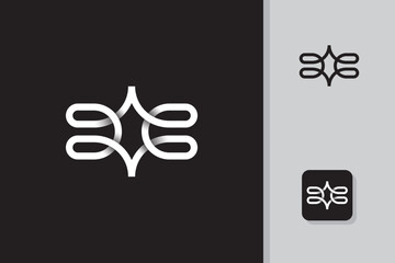 luxury decorative ornament logo design vector template