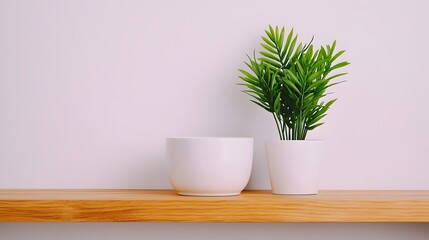 Bright and airy modern kitchen interior design featuring a bar counter with built in sink kitchenware neatly arranged on open shelves