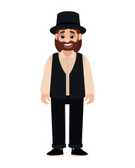 amish man character