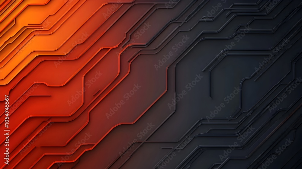 Aufkleber Futuristic digital background with complex neural network patterns holographic data layers and encryption symbols  This abstract design is perfect for tech related concepts digital innovation
