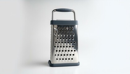 Metal box grater with a handle