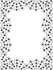 All these designs are hand-drawn and unique 
Flower Border is a Beautiful black and white illustration for aadult coloring book,
This is a printable Beautiful Zentangle Coloring page for KDP Interior,