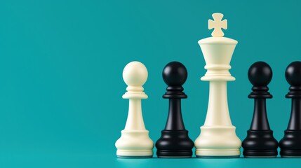 Empowering Leadership with a Bright Future - High Luminosity 32K Background, mindset concept