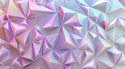 Abstract Triangle Background. 3D Triangles. Modern Wallpaper.