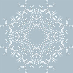 Modern Damask Patterns Arabic Seamless Ethnic Patternfolk Embroidery, Aztec Ornament Print. Design for Carpet, Wallpaper, Clothing, Wrapping, Fabric