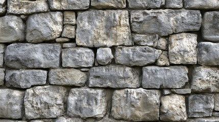Fototapeta premium Distressed stone texture in grey and white, resembling an ancient temple wall. v3