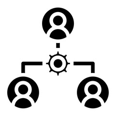 Business collaboration icon