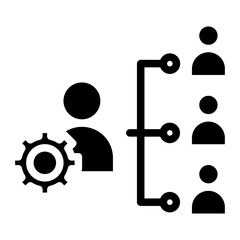 Business collaboration icon