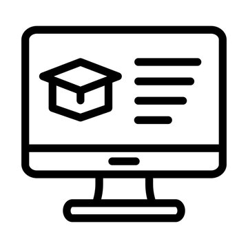 recommend clip art: computer learning online outline style