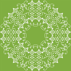 Damask Fabric Fabric Design Islamic Pattern Wallpaper Folk Embroidery, Aztec Ornament Print. Design for Carpet, Wallpaper, Clothing, Wrapping, Fabric