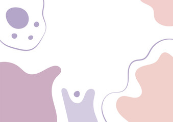 colorful pastel abstract hand drawn background vector design