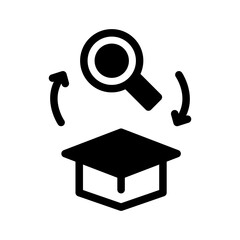 search education glyph style