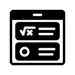 Fototapeta premium course website online glyph style
