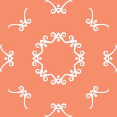 Damask Fabric Patterns Motif Tribal Ethnic Pattern Folk Embroidery, Aztec Ornament Print. Design for Carpet, Wallpaper, Clothing, Wrapping, Fabric