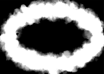 煙り、霧、雲のフレーム