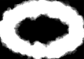 煙り、霧、雲のフレーム