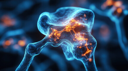 Chondroitin Promoting Cartilage Health and Joint Support for Smooth Movement in a Visual Representation