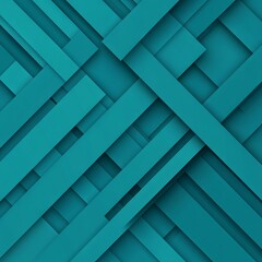 Abstract turquoise geometric pattern with layered shapes and textures.