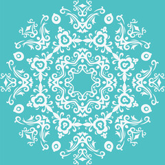 Damask Colour Background Ethnic Geometrical Pattern Folk Embroidery, Aztec Ornament Print. Design for Carpet, Wallpaper, Clothing, Wrapping, Fabric