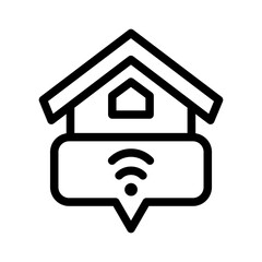 smarthome wireless outline style