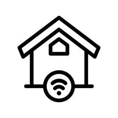 smarthome system outline style