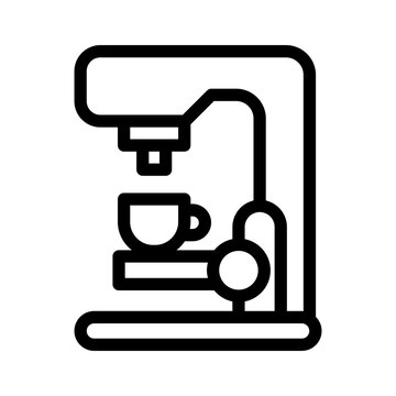 recommend clip art: smart coffee maker outline style
