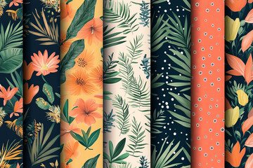 tropical floral patterns for stunning decor and design