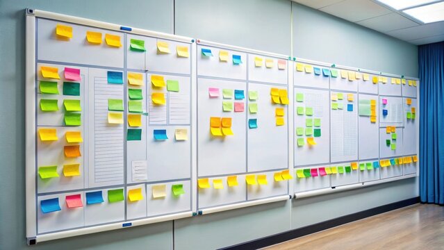 Efficient software development process with kanban scrum method and visual boards, Efficient, Software, Development