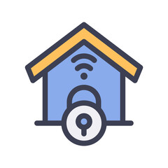 smarthome padlock system filled style